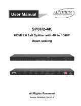 Altimium SP8H2-4K User manual