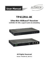 Altimium TP412RA-4K User manual