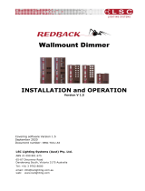 LSC REDBACK Wallmount User manual