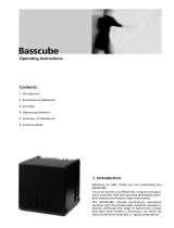 AER basscube 1 Owner's manual