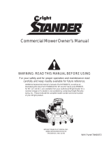 Wright Manufacturing Mower User manual