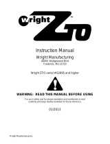 WRIGHT ZTO-WZTO User manual