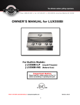 Jackson Grills 2016 LUX 550 BI  User manual