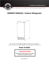 Jackson Grills 2017 BC90OD-1 Fridge Owner's manual