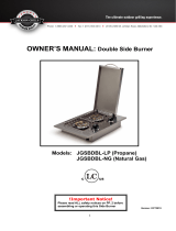 Jackson Grills Double Side Burner  User manual