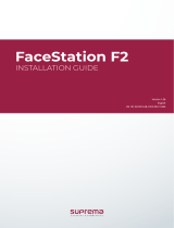 suprema FaceStation F2 DB/AB Installation guide