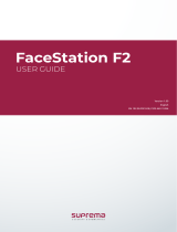 suprema FaceStation F2 DB/AB User guide