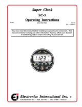 Electronics International SC-5 Operating instructions