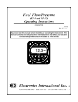 Electronics International FP-5 Operating instructions