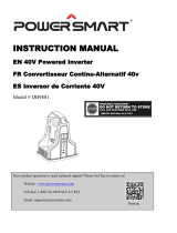 PowerSmart DB9801 User manual