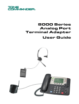 Teo 8000 Series Analog Port Terminal Adapter User guide