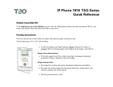 Teo 7810-TSG Reference guide