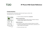 Teo 9102 Reference guide