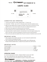 Octagon SAT-Finder SF18 Owner's manual