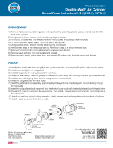 Bimba Double-Wall® Air Cylinder General Operating instructions