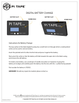 Pi Tape Digital Battery Change Operating instructions