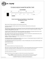 Pi TapeI.D. METRIC for Tape Sizes 28mm and Over