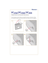 Intermec PC23d Media Cover Lock Bracket Operating instructions