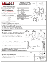 LOCKEY USA 2830 Knob/2835 Lever Mechanical Keyless Lock User manual