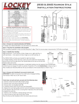 LockeyUSA 2930 & 2945 Operating instructions