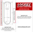 LockeyUSA EC785 Installation guide