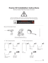 BRIO 612 Retractable Pleated Insect Screen Installation guide