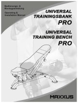 Maxxus Universal Trainingsbank Pro User manual
