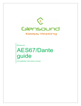 Glensound AES67 Dante User guide