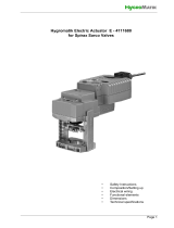 HygroMatik Actuator Steam injection Owner's manual