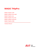 AVT MAGIC THipPro Series User manual