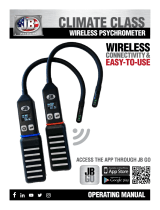 JB WH-1 and WH-2 Climate Class Wireless Psychrometer  User manual