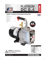 JB DV-240DC 8.4 CFM DC Motor Vacuum Pump  User manual