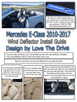 Love The DriveMercedes Convertibles E350 E400 and E550 Wind Deflector