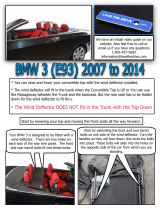 Love The DriveBMW 3 convertible wind deflector 323, 325, 328, 330, 335, M3