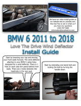 Love The Drive BMW 6 convertible wind deflector 650, 640, M6 Installation guide