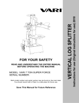 VARI 7 TON SET Operating instructions