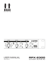 Hill Audio RPX-2300 User manual
