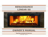 Renaissance Fireplaces LINEAR 50 Owner's manual