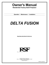 RSF Fireplaces DELTA FUSION Owner's manual