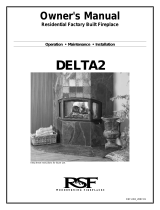 RSF Fireplaces Delta Owner's manual