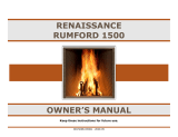 Renaissance Fireplaces RUMFORD 1500 Owner's manual