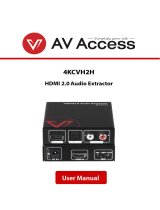 AV Access 4KCVH2H User manual
