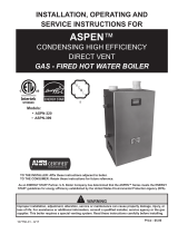 U.S. Boiler Company Aspen Light Com Installation, Operating And Service Instructions