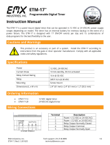 EMX ETM-17 See PTM User manual