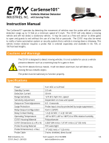 EMX CarSense 101 User manual