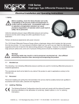 NOSHOK1100 Series Differential Pressure Gauge