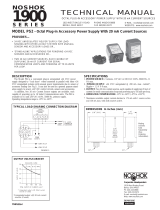 NOSHOK 1900 Series Model PS2 - Octal Plug-in Accessory Power Supply Owner's manual