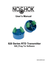NOSHOK920 Series RTD Transmitter Software