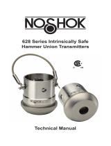 NOSHOK 628 Series Intrinsically Safe Hammer Union Pressure Transmitter Owner's manual