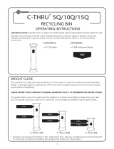 Glasdon C-Thru™ 15Q Battery Recycling Tube Operating instructions